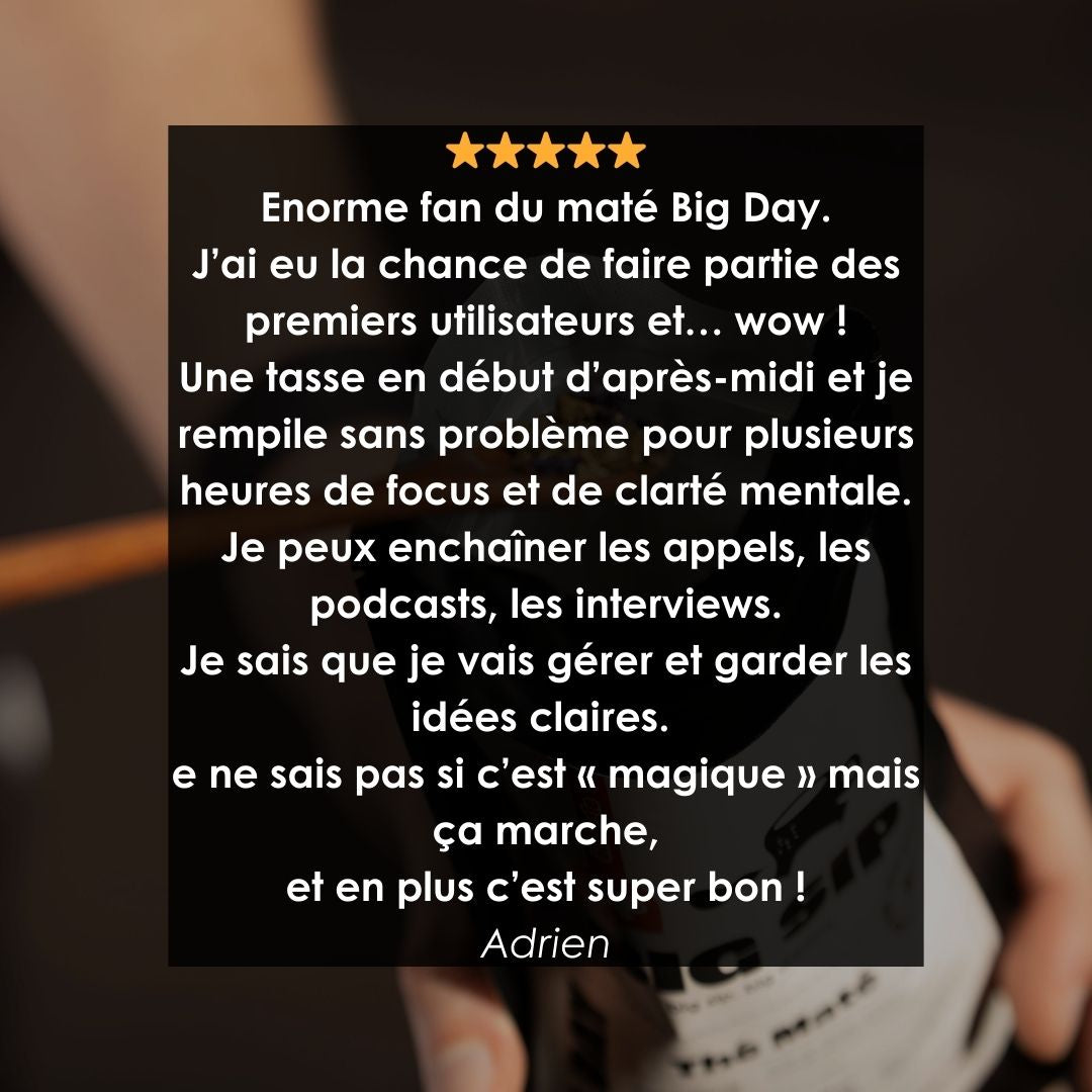 BIG DAY - ÉNERGIE & FOCUS