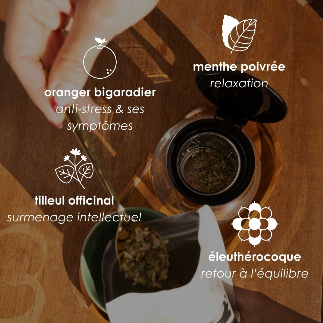 INFUSION ANTI-STRESS & CLARTÉ MENTALE - GO WITH THE FLOW